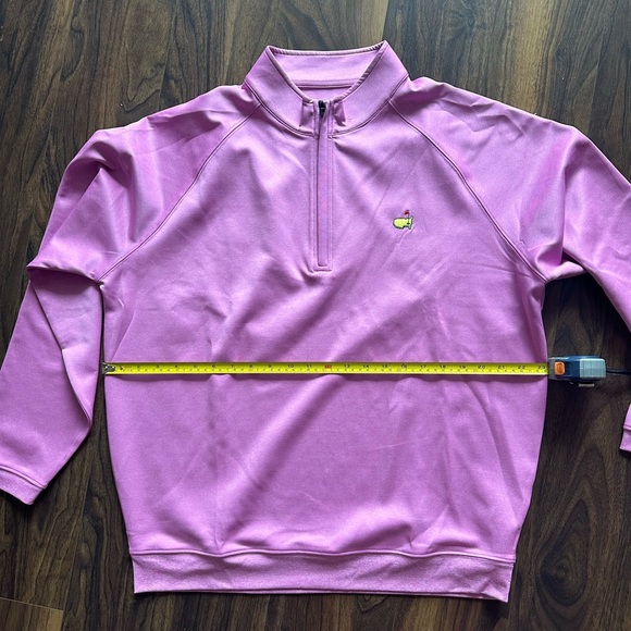 Pink 2024 Masters Tech Quarter Zip Large - Picture 5 of 7
